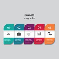 Infografiken, Grafiken. Präsentation. Geschäft Konzept, Diagramm, Schritte, Verfahren. Infografik Daten Visualisierung. Anfang Vorlage vektor