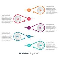 Infografiken, Grafiken. Präsentation. Geschäft Konzept, Diagramm, Schritte, Verfahren. Infografik Daten Visualisierung. Anfang Vorlage vektor