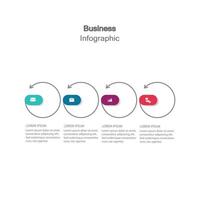 Infografiken, Grafiken. Präsentation. Geschäft Konzept, Diagramm, Schritte, Verfahren. Infografik Daten Visualisierung. Anfang Vorlage vektor