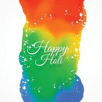 glücklich holi Farben vektor