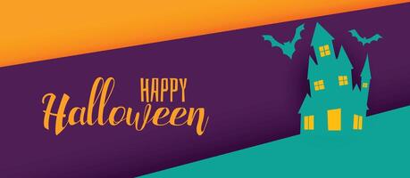 kreativ Halloween Urlaub Banner Design vektor