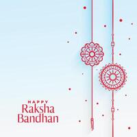 elegant Rakhi Armband Hintergrund zum Raksha Bandhan vektor