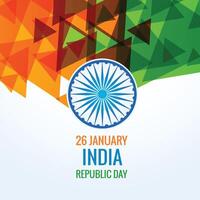 elegant indisk Lycklig republik dag bakgrund design vektor