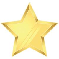 Single Gold Star vektor