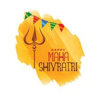 Hindu maha Shivratri festivai Hintergrund vektor