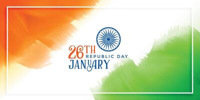indisk flagga begrepp bakgrund för republik dag vektor