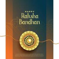Hindu Festival von Raksha Bandhan Gruß vektor