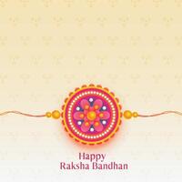 skön Raksha bandhan festival bakgrund vektor