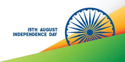 indisch Land glücklich Unabhängigkeit Tag kreativ Hintergrund vektor