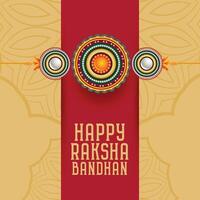 traditionell Raksha Bandhan Hindu Festival Gruß vektor