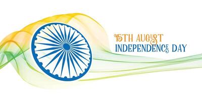 kreativ indisk oberoende dag frihet baner vektor
