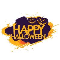 glücklich Halloween grungy Poster vektor