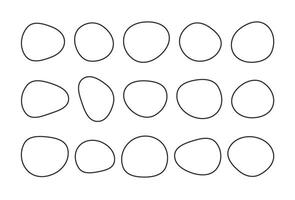 Sammlung von Farbe Flüssigkeit schwarz Rede Fleck Stelle irregulär bilden isoliert auf transparent Hintergrund, zufällig Würfel Tropfen einfach Elemente, organisch Amöbe Klecks gestalten im modern Stil Flüssigkeit dynamisch vektor