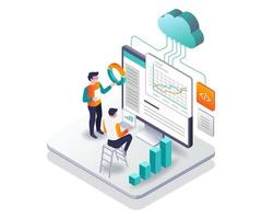 Diskussion über Cloud-Analyse vektor