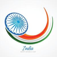 26: e januari indisk oberoende dag baner illustration design vektor