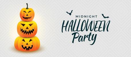 Halloween Zuhälter Party Banner Design vektor