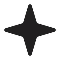 funkeln Star Symbol. vektor