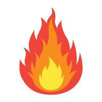 Feuer Flamme Symbol. vektor