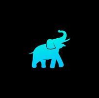 Elefant Logo Design Illustration vektor