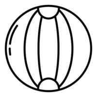 Strand Ball Symbol, Sommer Symbol vektor