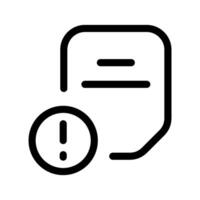 Fehler Symbol Symbol Design Illustration vektor