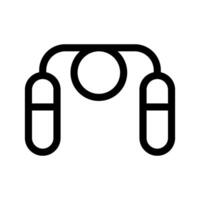 springen Seil Symbol Symbol Design Illustration vektor