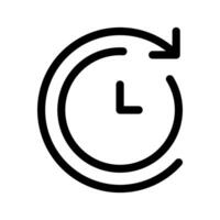 Zeit Symbol Symbol Design Illustration vektor