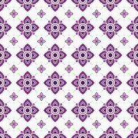 thailändisch klassisch rautenförmig Blume wiederholt geometrisch Muster, kontinuierlich Hintergrund entworfen zum Stoff und Textil, Hintergrund, Verpackung Papier, und andere Drucke. vektor