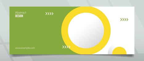 einfach und minimalistisch Stil Banner Design vektor