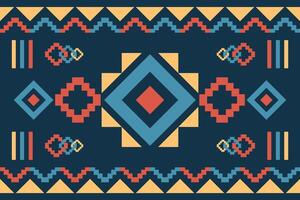 navajo einheimisch amerikanisch Stoff nahtlos Muster, geometrisch Stammes- ethnisch traditionell Hintergrund, Design Elemente, Design zum Teppich, Tapete, Kleidung, Inneneinrichtung, Stickerei Illustration. vektor