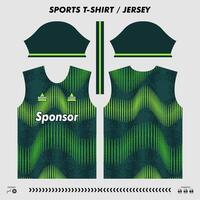 T-Shirt Sport Design, Sublimation Jersey, bereit zu drucken. Sublimation vektor