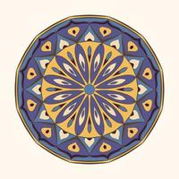 Vektorgrafiken Mandala Dekoration vektor