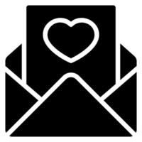 E-Mail-Glyphe-Symbol vektor