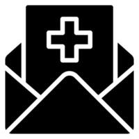 E-Mail-Glyphe-Symbol vektor