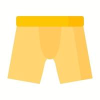gelbe männer boxer unterhose. Modekonzept vektor