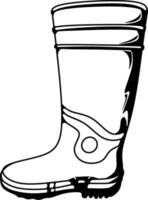 Symbol Stiefel Flut vektor