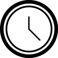 Uhr-Symbol. Uhrzeitsymbol flacher Stil. Design-Website-Symbol, Logo, App, ui. Abbildung - Vektor. eps10. vektor