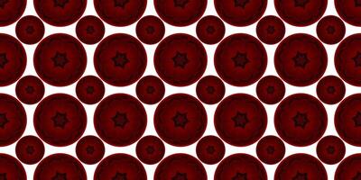 rot und schwarz Farbe Kreis Blume Design zum Designer vektor