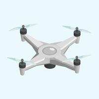 Drohnen Quadrocopter isometrische digitale Flugzeuge