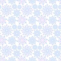 pastell blå blommig upprepa mönster bakgrund vektor