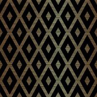geometrisch Rhombus Muster Hintergrund im Gold und schwarz Farbe vektor