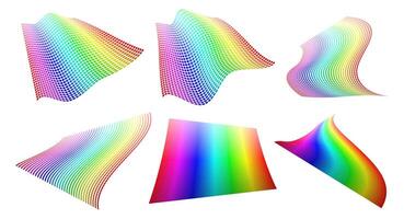 3d Farbe Theorie Palette abstrakt Diagramme vektor