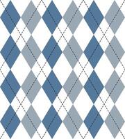 traditionell Blau Rhombus nahtlos Muster Design vektor