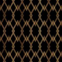 geometrisch Gold Rhombus Muster mit schwarz Hintergrund vektor