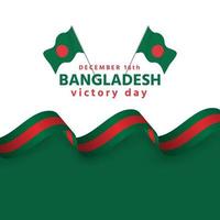 bangladesh segerdag grön vektor