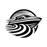 Geschwindigkeit Boot Logo Symbol Design. Geschwindigkeit Boot Illustration vektor
