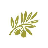 Olive Öl Logo Design Inspiration.Olive Öl Logo Design Vorlage vektor