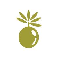 Olive Öl Logo Design Inspiration.Olive Öl Logo Design Vorlage vektor