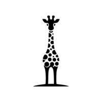 Giraffe Tier Logo Design, Logo Illustration vektor