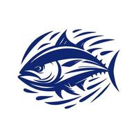 Thunfisch Symbol Logo. Thunfisch Logo Design Illustration vektor
